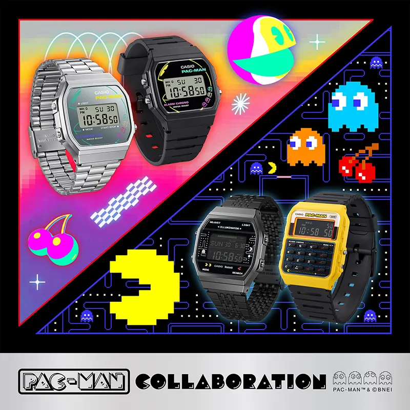 Casio x PAC-MAN Vintage Iconic Retro Bluetooth Men's Watch | ABL-100WEPC-1B