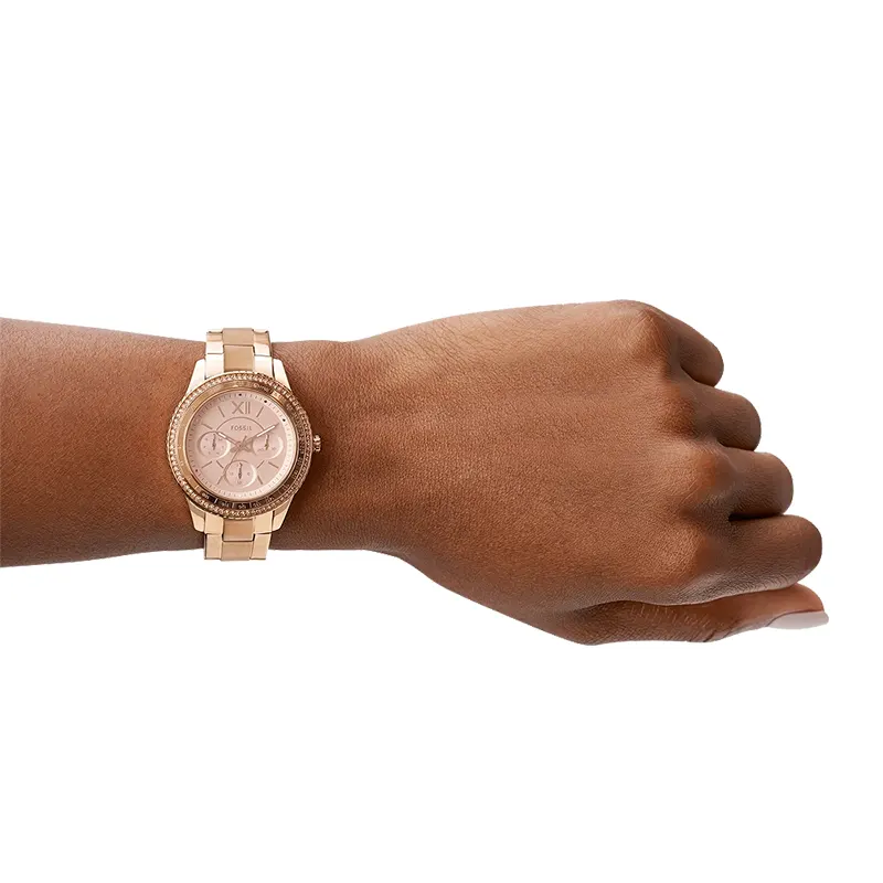Fossil Stella Sport Multifunction Rose Gold-Tone Ladies Watch | ES5106