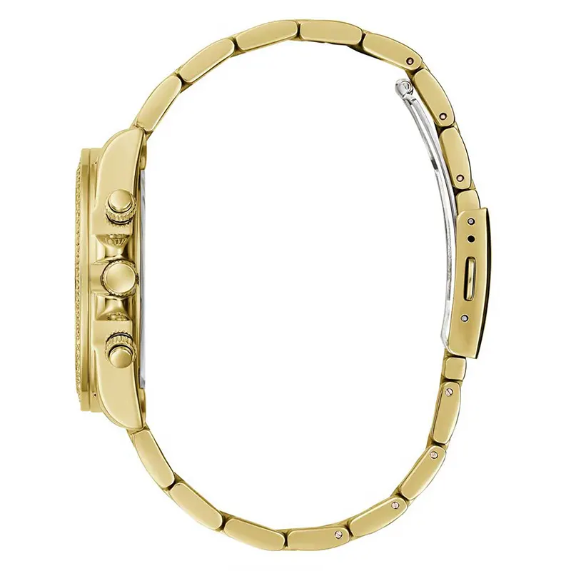 Guess Sol Multifunction Champagne Dial Gold-Tone Ladies Watch | GW0483L2