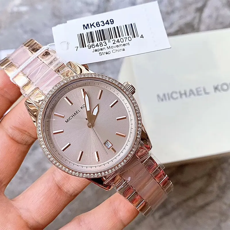 Michael Kors Ritz Rose Gold Dial Rose Gold Ladies Watch | MK6349