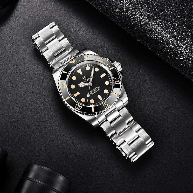 Pagani Design Submariner Automatic Black Dial Men's Watch | PD-1694