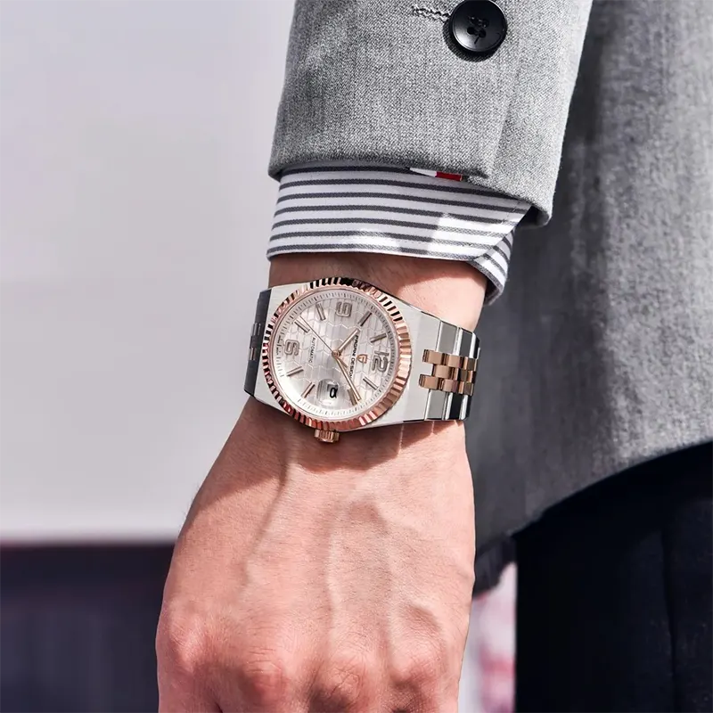 Pagani Design Land Dweller Two-Tone Silver Dial Men's Watch | PD-YS027