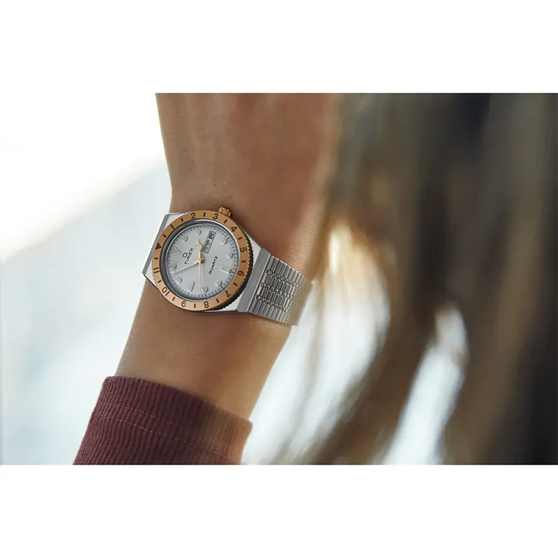 Q Timex® Reissue Silver Dial 36mm Ladies Watch | TW2U95600