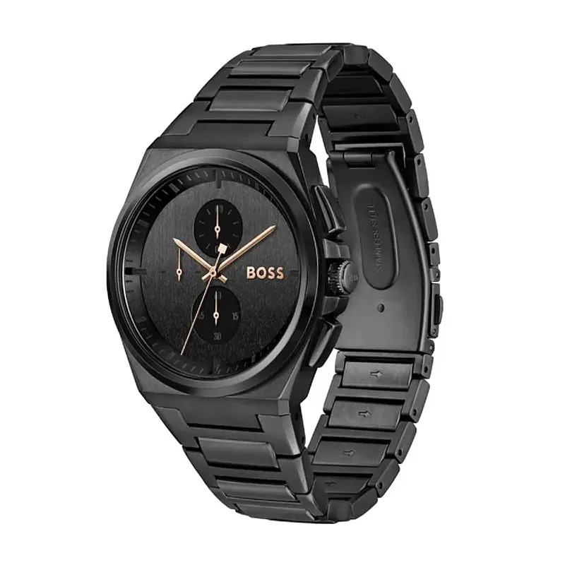 Hugo Boss Steer Chronograph  Black Dial Men's Watch | 1514068