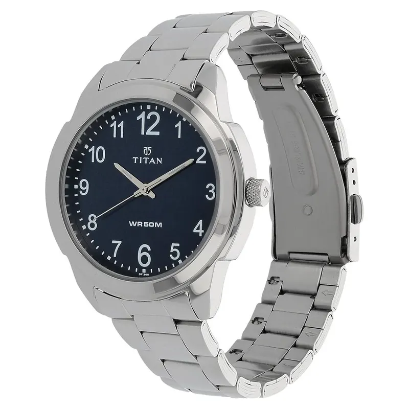 Titan Workwear 1585SM05 Blue Dial Men's Watch