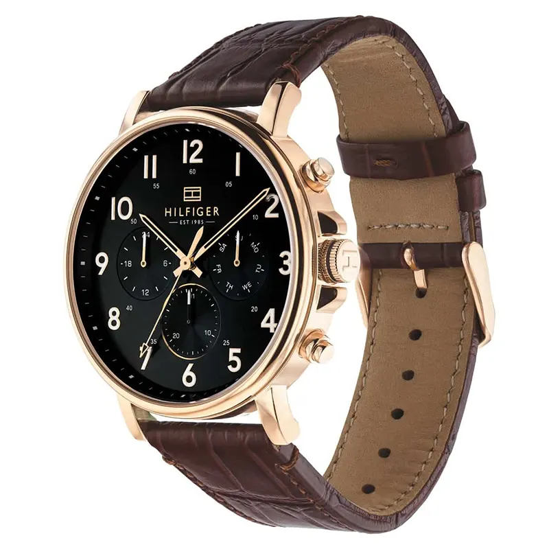 Tommy Hilfiger Daniel Multifunction Black Dial Men's Watch | 1710379