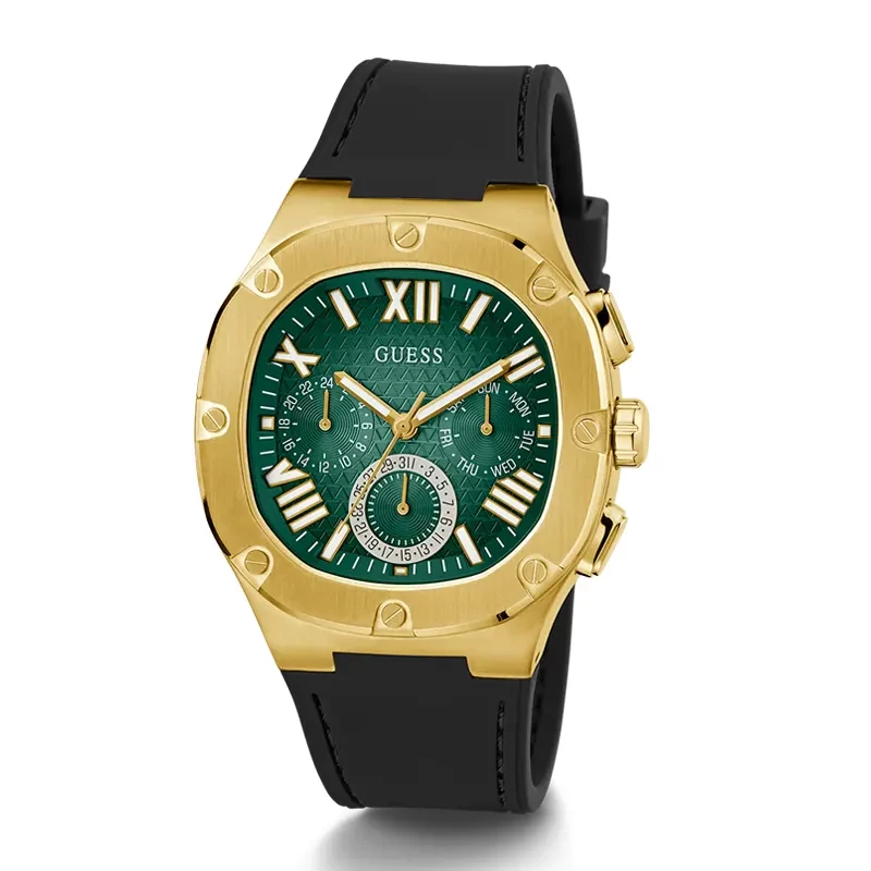 Guess Headline Multifunction Green Dial Men’s Watch | GW0571G3