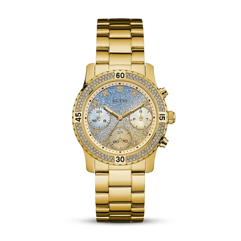 Guess Confetti Two-tone Dial Gold-tone Ladies Watch | W0774L2