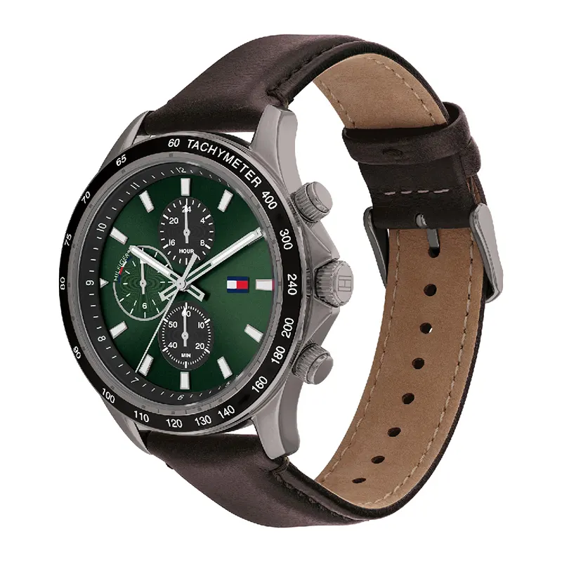 Tommy Hilfiger Miles Chronograph Green Dial Men’s Watch | 1792017