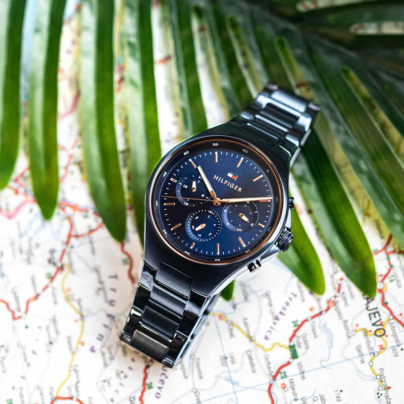 Tommy Hilfiger Justin Blue Dial Men's Watch | 1792058