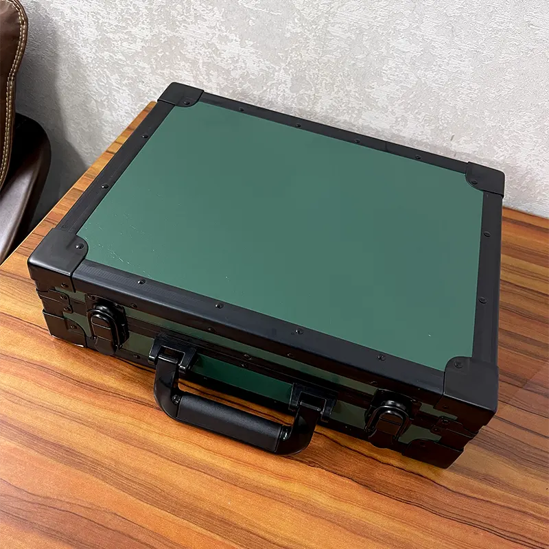 18 Slots Dark Green High Materials Watch Organizer Box And Gift Case