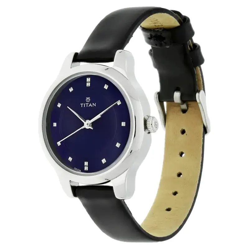 Titan 2481SL08 Workwear Blue Dial Ladies Watch