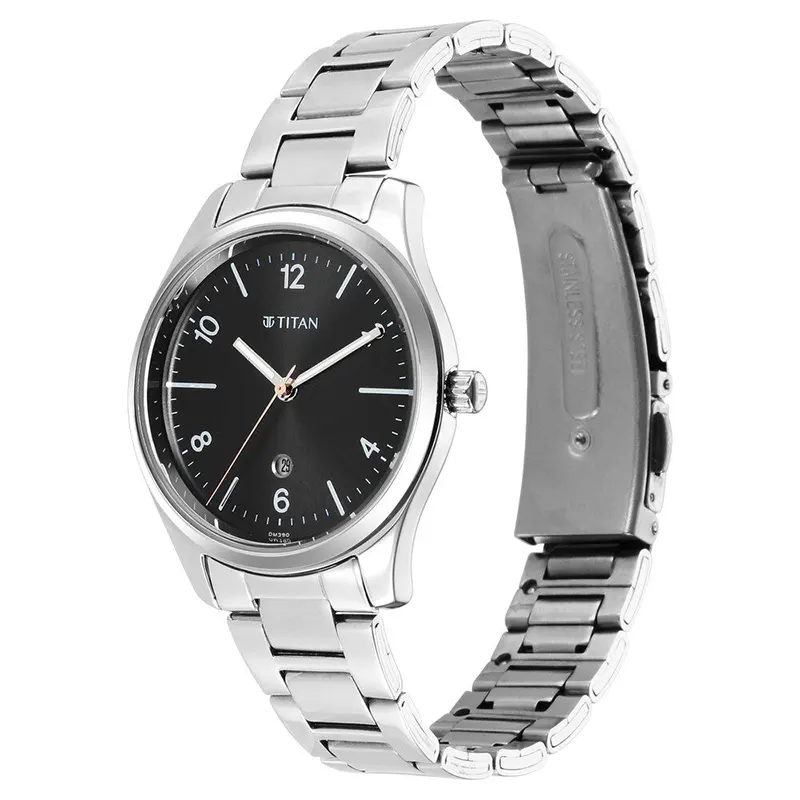 Titan Trendsetters Black Dial Ladies Watch | 2639SM08