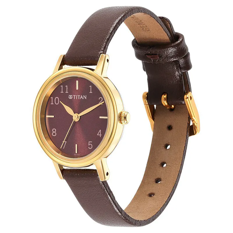 Titan Karishma 2678YL02 Brown Dial Ladies Watch