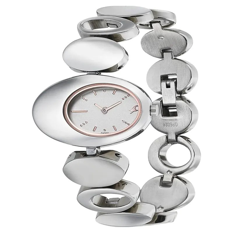 Fastrack 6024SM02 Hit List Silver Dial Ladies Watch