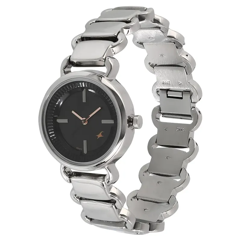 Fastrack 6117SM01 Black Dial Ladies Watch