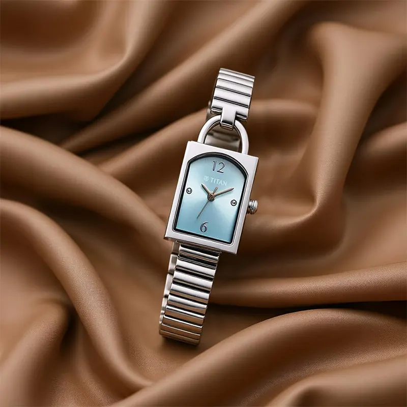 Titan Metro Ice Blue Dial Ladies Watch | 95303SM01