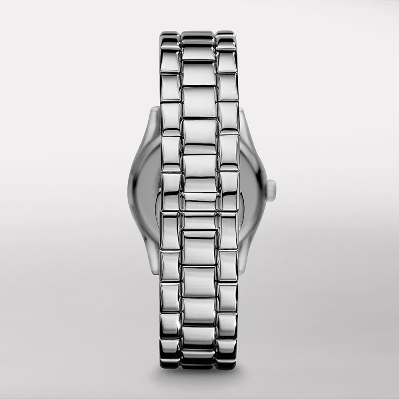 Emporio Armani Classic Silver Dial Ladies Watch | AR0648
