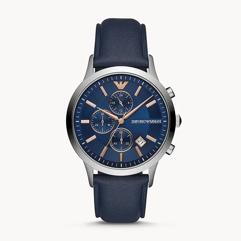 Emporio Armani Renato Chronograph Blue Dial Men's Watch | AR11216