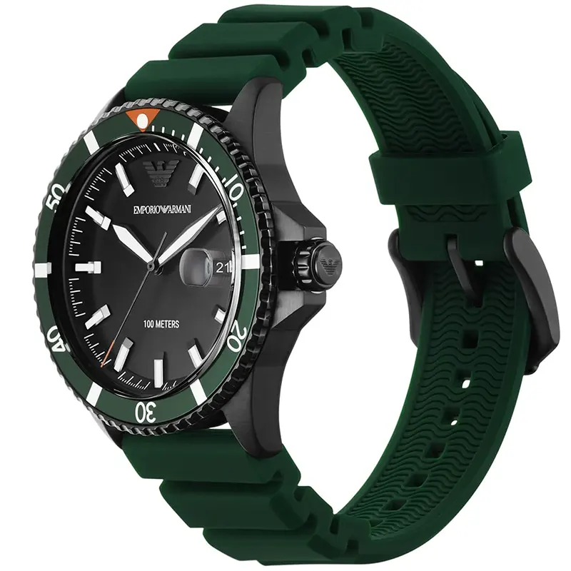 Emporio Armani Sea Explorer Black Dial Men’s Watch | AR11464