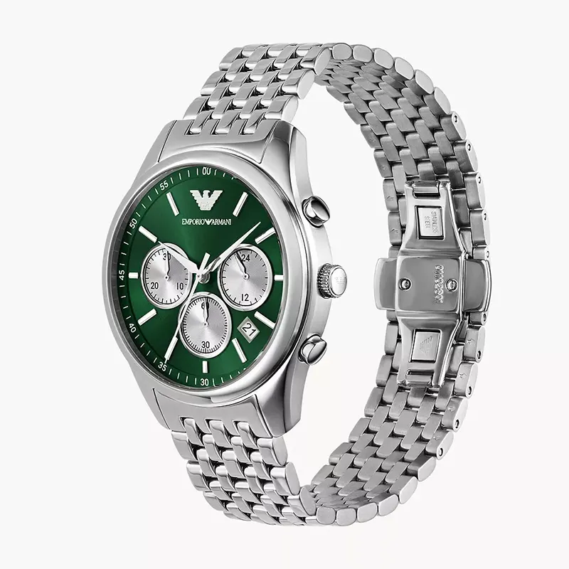 Emporio Armani Antonio Chronograph Green Dial Men's Watch | AR11581