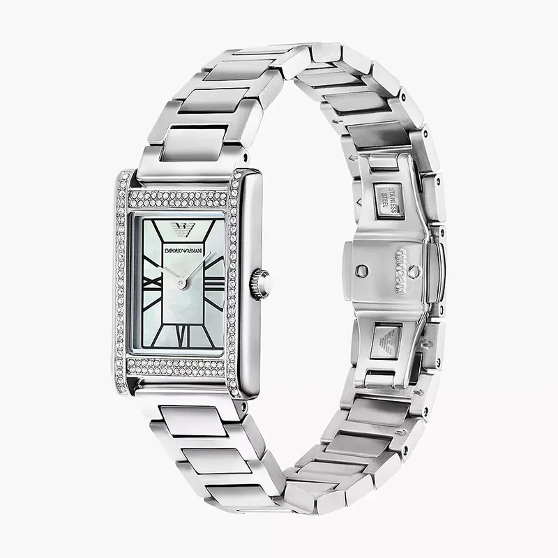 Emporio Armani Genni Mother Of Pearl Dial Ladies Watch | AR11625