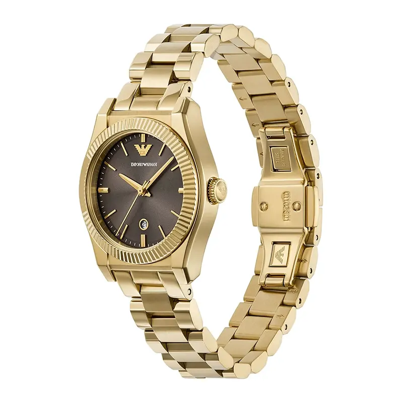 Emporio Armani Federica Brown Dial Ladies Watch | AR11700