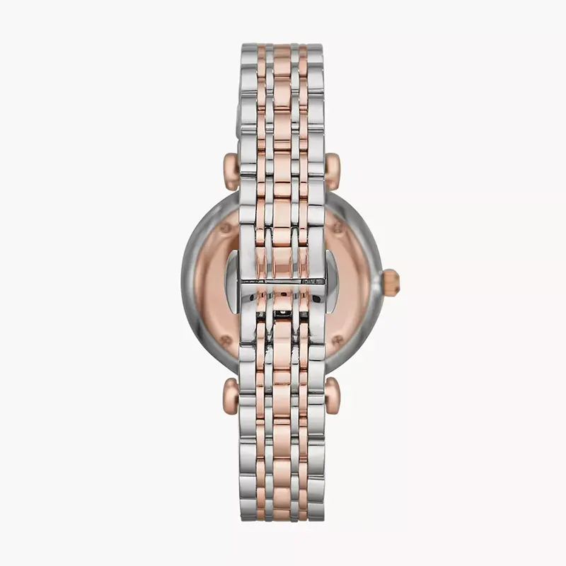 Emporio Armani White Mop Dial Two-tone Ladies Watch | AR80037