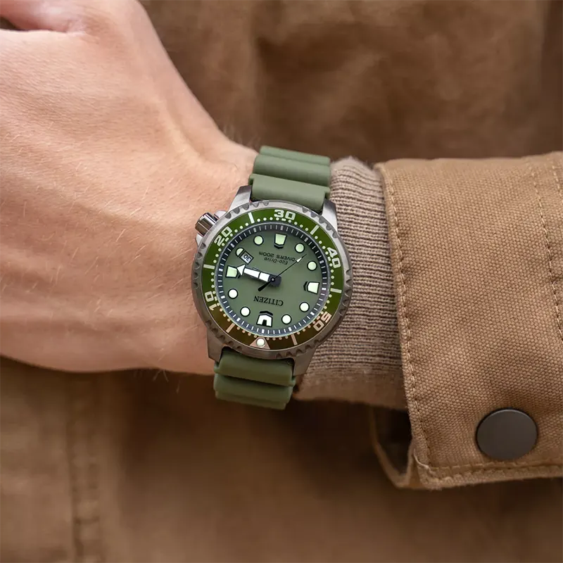 Citizen Promaster Marine Eco-Drive Green Dial Men
