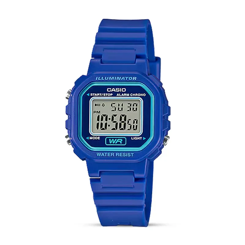 Casio POP LA-20WH-2A Youth Digital Dial Blue Ladies Watch