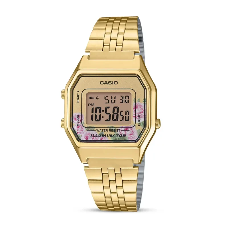 Casio LA680WGA-4C Vintage Retro Gold-tone Ladies Watch