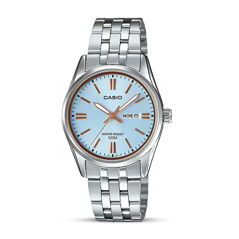 Casio Enticer Ice Blue Dial Ladies Watch | LTP-1335D-2AV