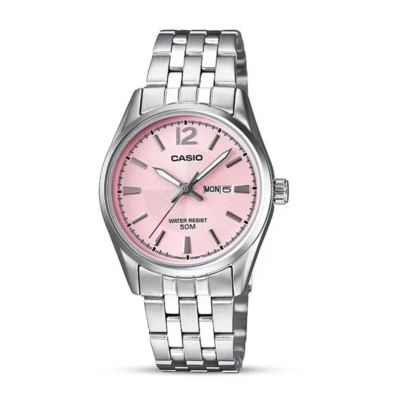 Casio Enticer Pink Dial Ladies Watch | LTP-1335D-5AVDF