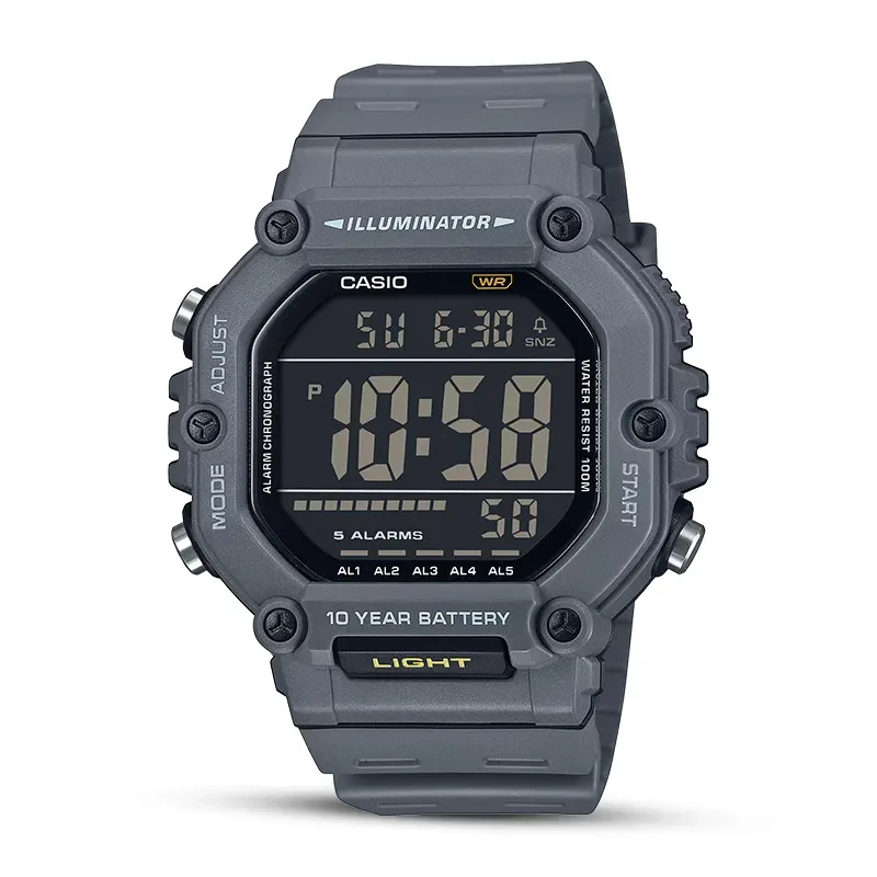 Casio Sports Youth Digital Black Dial Watch AE-1600H-8BV