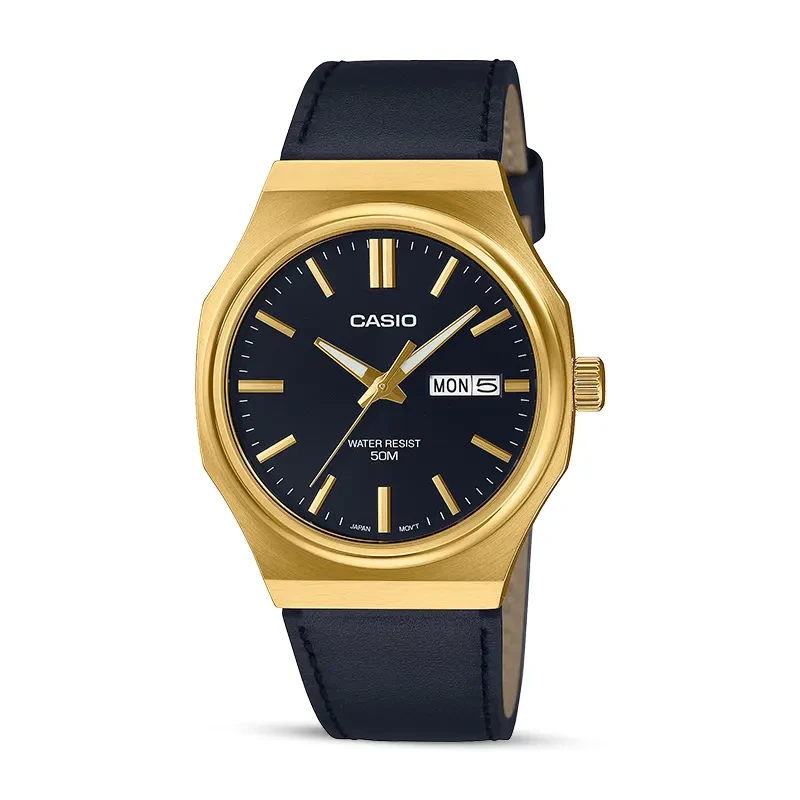 Casio MTP-E735GL-1AV Enticer Black Dial Classic Men's Watch