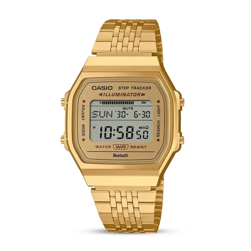 Casio ABL-100WEG-9A Vintage Gold-tone Smartphone Link Men's Watch