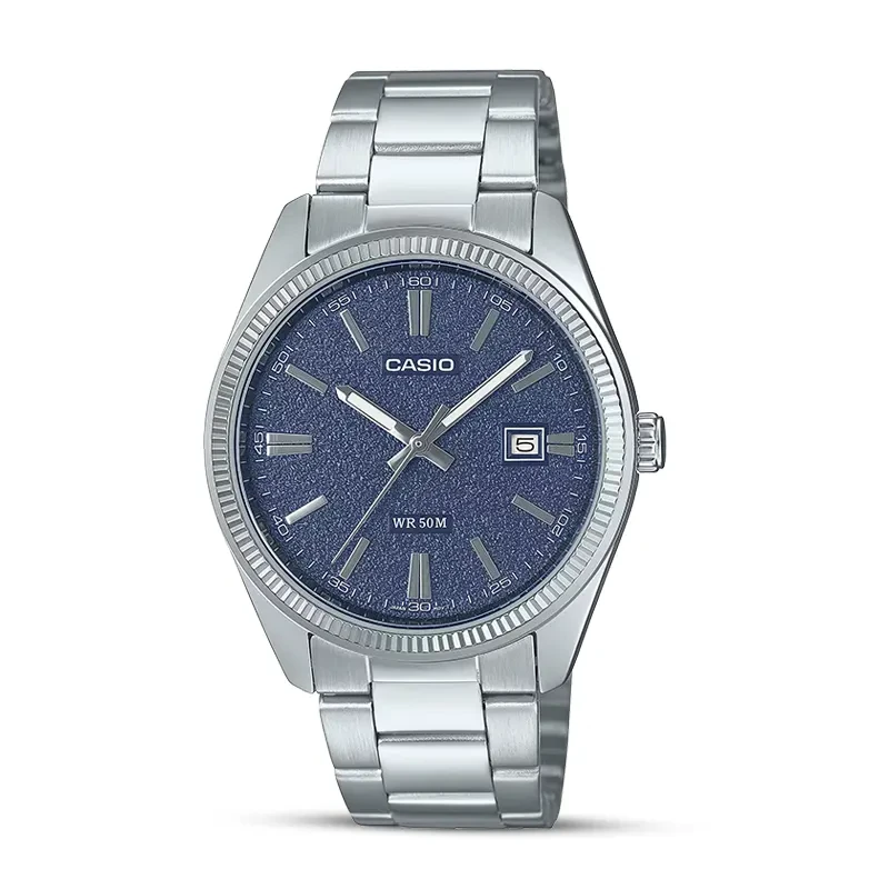 Casio Enticer Blue Matte Texture Dial Men's Watch | MTP-1302DA-2A1
