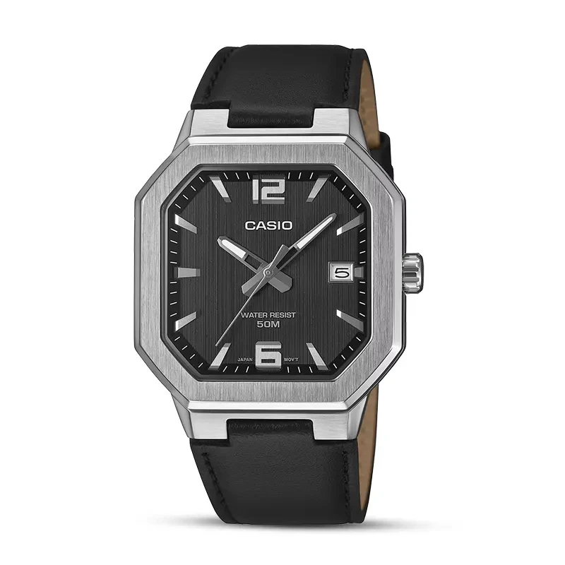 Casio Enticer Sporty Black Texture Dial Men's Watch | MTP-B195L-1AV