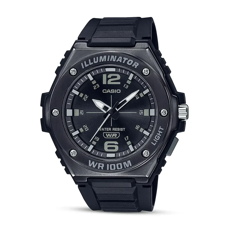 Casio Youth Illuminator MWA-100HB-1AV Black Dial Men's Watch