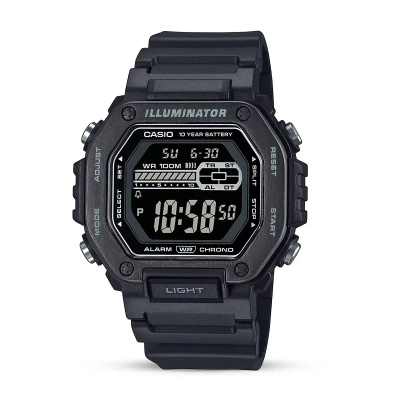 Casio Sports Youth Digital Black Resin Strap Men's Watch | MWD-110HB-3BV