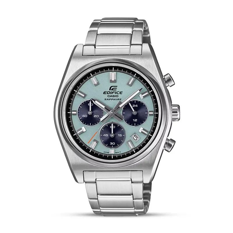 Casio Edifice Motorsports Chronograph Blue Panda Dial Men's Watch | EFB-730D-2BV