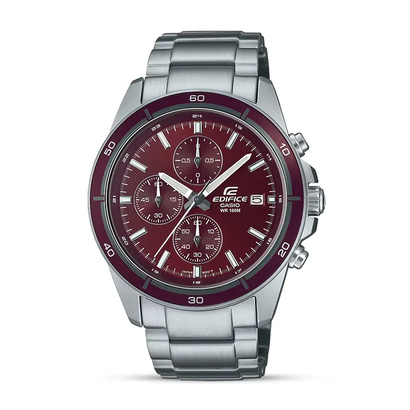 Casio Edifice Chronograph Red Dial Men's Watch | EFR-526D-5CV