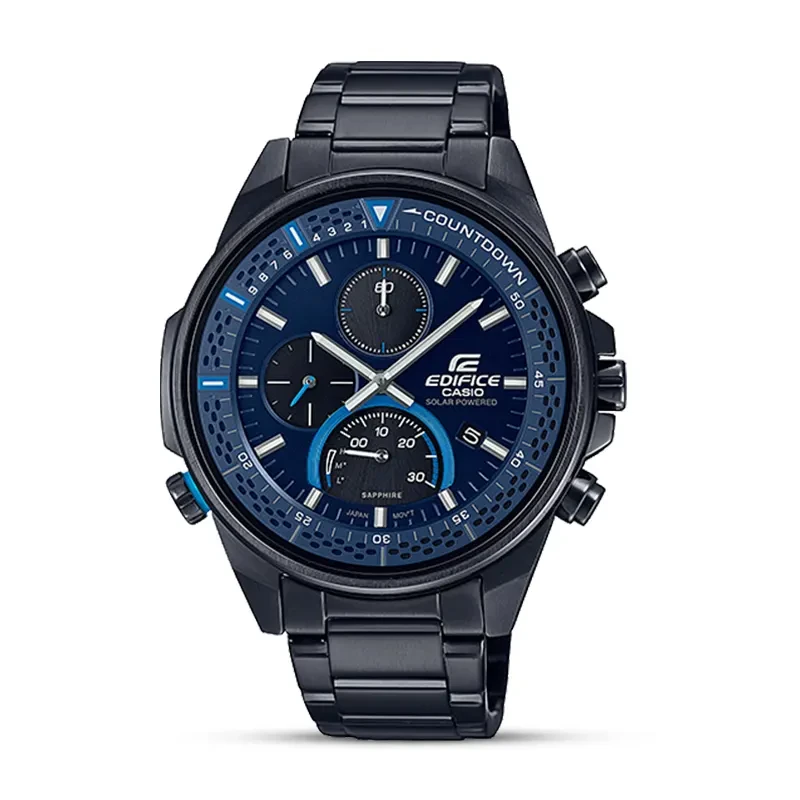 Casio Edifice Slim Line Solar Chronograph Blue Dial Men's Watch | EFS-S590DC-2AV
