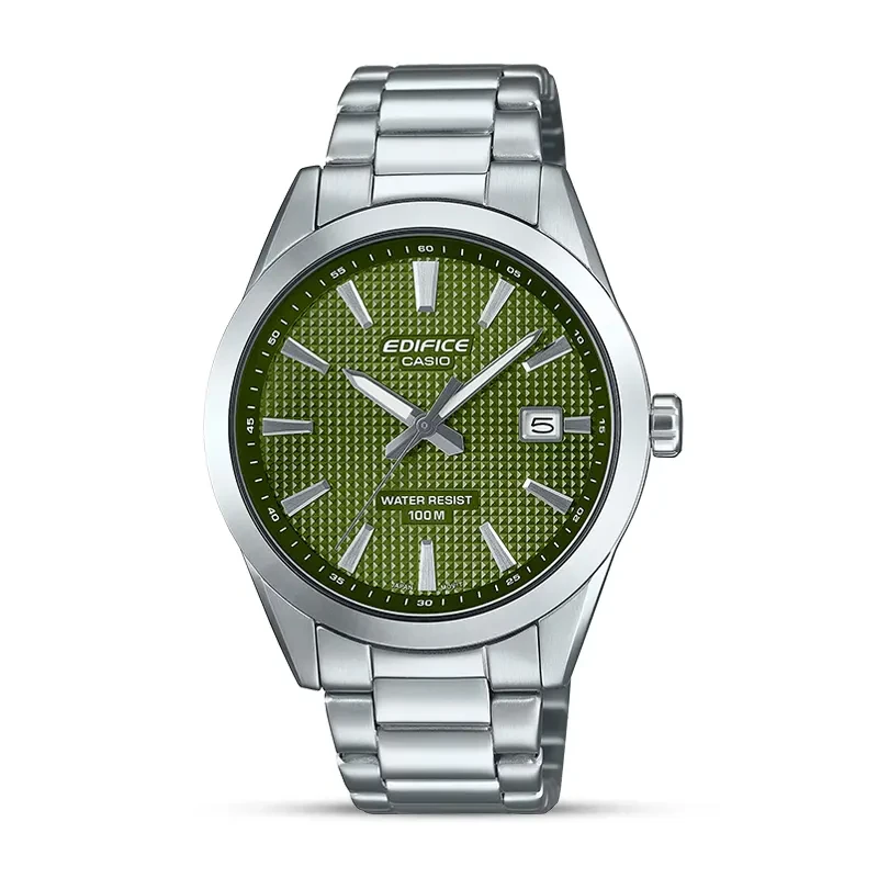 Casio Edifice Motorsports Green Clous de Paris Dial Men's Watch | EFV-160D-3AV