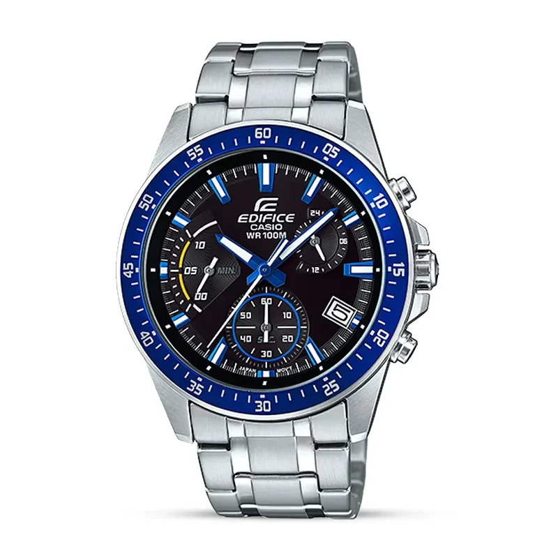 Casio Edifice Chronograph Black Dial Men's Watch | EFV-540D-1A2V