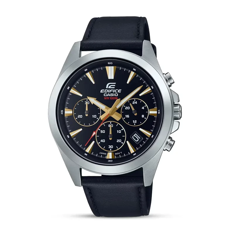 Casio Edifice Standard Chronograph Black Dial Men's Watch | EFV-630L-1AV