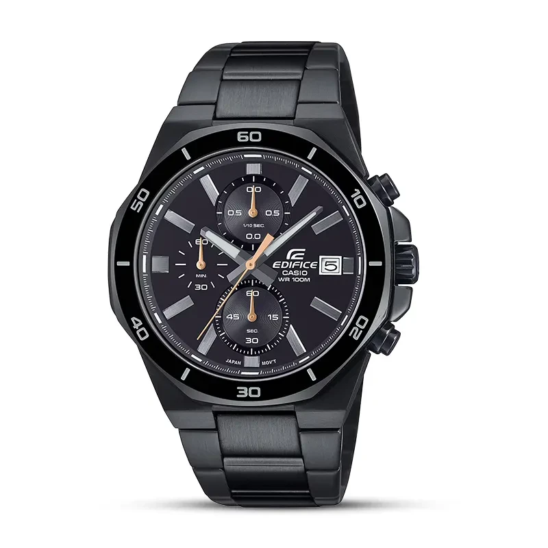 Casio Edifice Standard Chronograph Black Dial Men's Watch | EFV-640DC-1AV