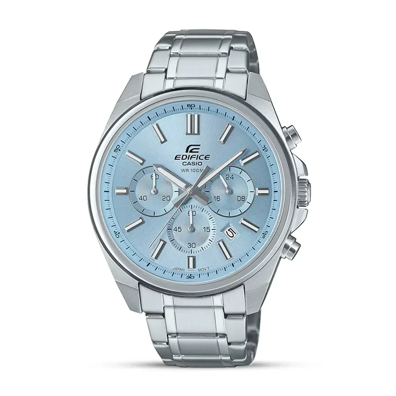 Casio Edifice EFV-650D-2BV Chronograph Light Blue Dial Men's Watch