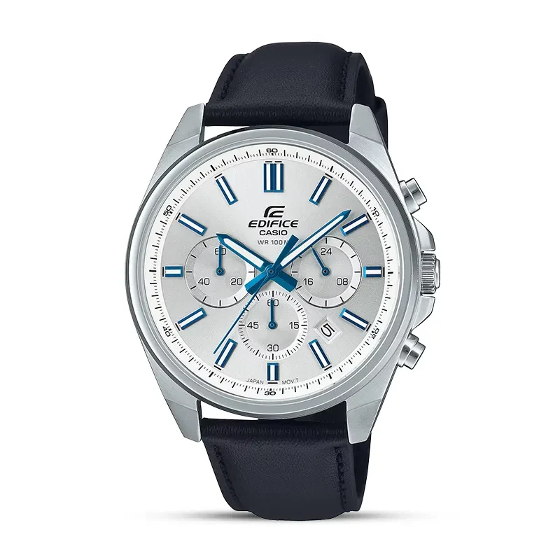 Casio Edifice Chronograph Silver Dial Men's Watch | EFV-650L-7AV