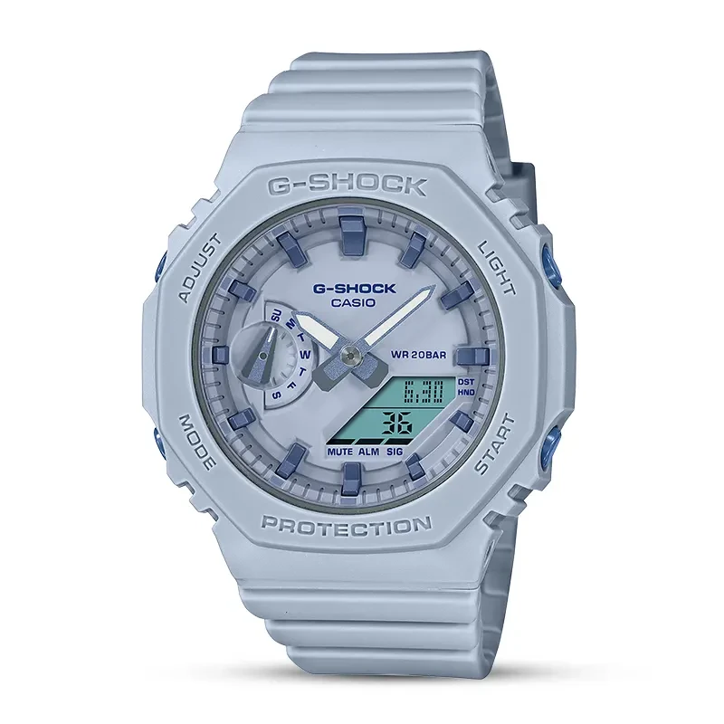 Casio G-Shock GMA-S2100BA-2A2 Carbon Core Guard Light Blue Dial Watch